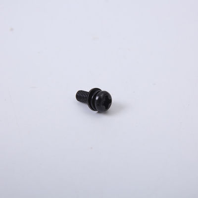 پیچ سر تابه ای متقاطع GB9074.8 واشر فنری تخت سر گرد مشکی M2M3M4M6