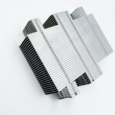 قطعات ماشینکاری CNC سفارشی پره های رادیاتور آلومینیومی مسی برای CPU