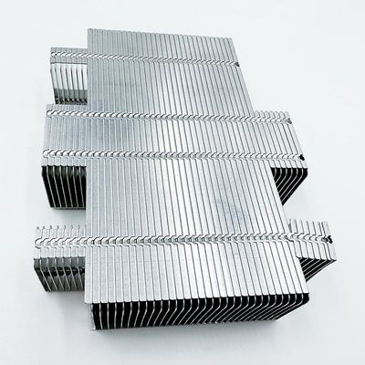 قطعات ماشینکاری CNC سفارشی پره های رادیاتور آلومینیومی مسی برای CPU