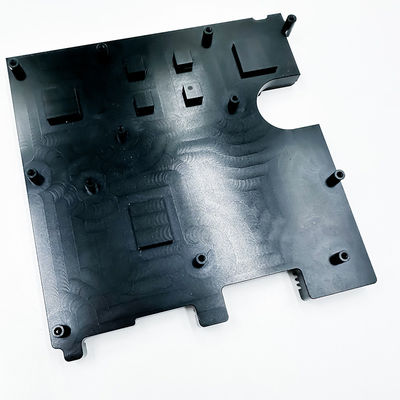 رادیاتور هیت سینک آنودایز مشکی آلومینیومی قطعات ماشینکاری CNC خودرو