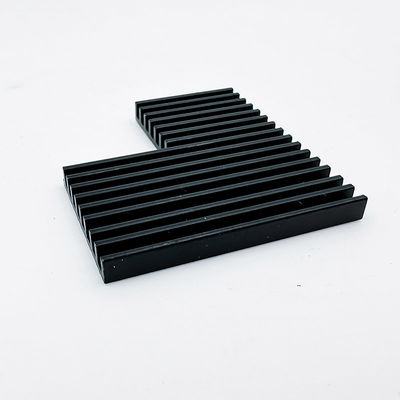 هیت سینک سیاه آنودایز شده قطعات ماشینکاری CNC آلومینیومی برای چراغ های ال ای دی کاشت گلخانه