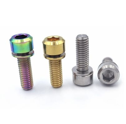 پیچ های تیتانیوم سفارشی TC4 دوچرخه کوهستانی تک پیچ دیسکی