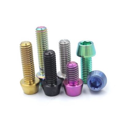 پیچ های تیتانیوم سفارشی TC4 دوچرخه کوهستانی تک پیچ دیسکی