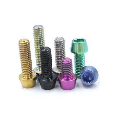 پیچ دستگیره آلیاژ تیتانیوم M5x18x20 دستگیره پیچ ثابت با واشر