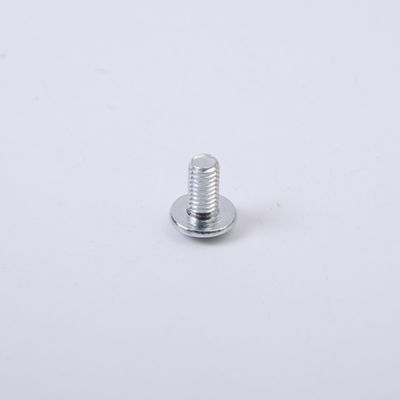 GB818 M4-M6 پیچ فولادی ضد زنگ سر تابه / پیچ سر گرد متقاطع