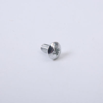 GB818 M4-M6 پیچ فولادی ضد زنگ سر تابه / پیچ سر گرد متقاطع