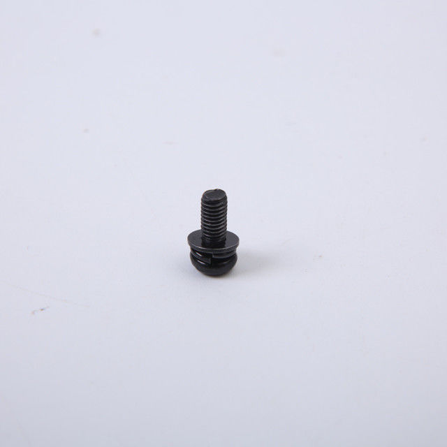پیچ سر تابه ای متقاطع GB9074.8 واشر فنری تخت سر گرد مشکی M2M3M4M6